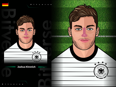 World Cup Series - Karim Joshua Kimmich graphic design