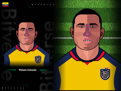 World Cup Series - Karim Moises Caicedo graphic design