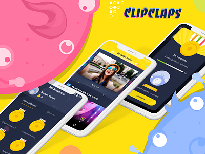 Clipclaps Active Gold Coins.