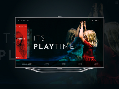 Playtime(Smart TV Entertainment App) - Concept