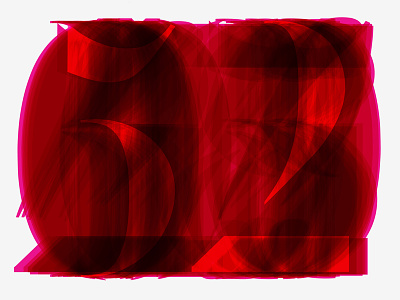 Project #52 daydreams night schemes gallery show red show tdc type directors club typography