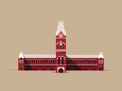 Chennai Central chennai central vector city city icons chennai illusrtation