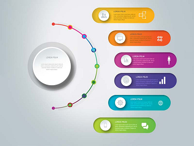 Timeline Infographics D1 ui ui elements info graphic ux visual design