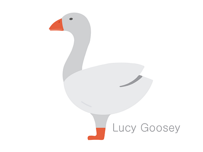 Lucy Goosey - Logo goose logo