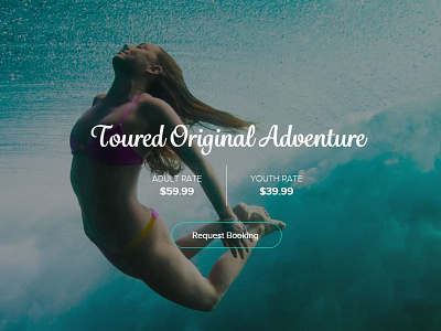 Toured Guide Page adventure startup travel
