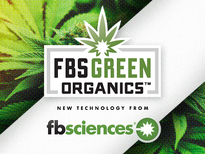 FBS Green Organics brand cannabis logo