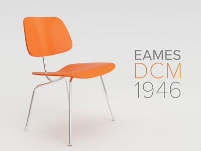 Eames 1946 DCM Redux Vray Render