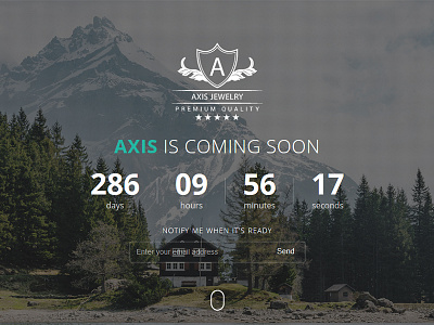 Axis - Responsive Coming Soon WordPress Plugin ajax athenastudio comingsoon contact countdown image mailchimp map plugin responsive subscribe wordpress