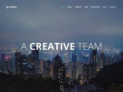 Royal - Responsive One Page Parallax WordPress Theme