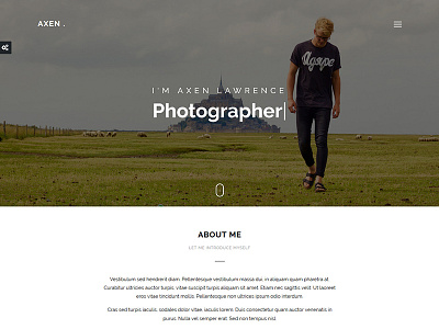 Axen - Personal Portfolio WordPress Theme