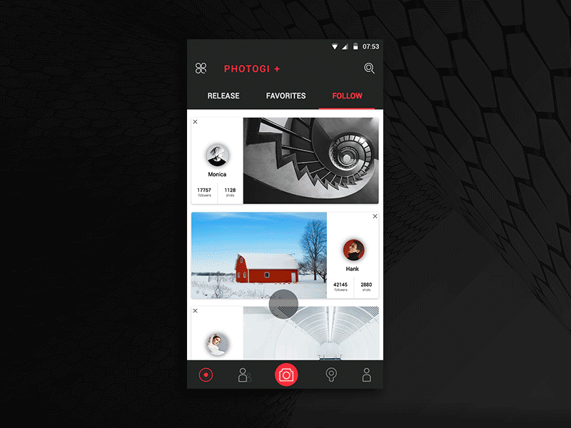 Motion,Interface interface motion ui design，dynamic effect，photo