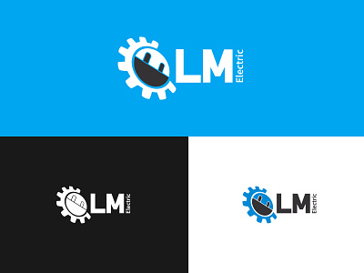 LM Electric Logo Rebrand branding graphic design logo logotype vector