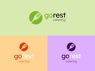 Gorest catering - logo design branding design graphic design logo logotype typography vector