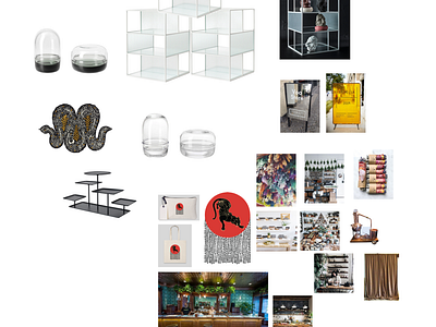 CBD Shop design moodboard