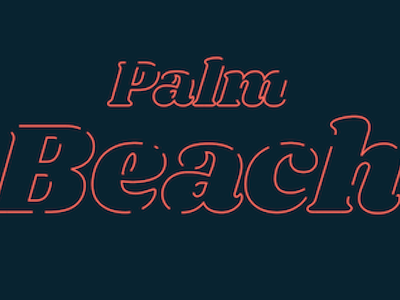 Animated branding for Palm Beach Agency