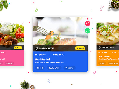 Food Event Card Ui