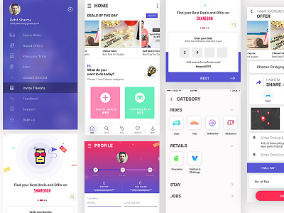 Discount and Special Deals App Design