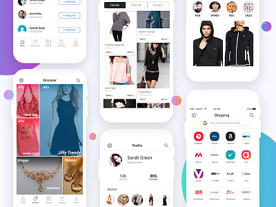 Online Shopping App app design e commerce ecommerce fashion mobile online product shop shopping ui