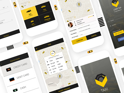 Request Taxi Concept app request taxi ui