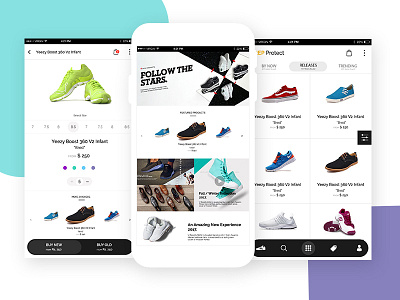 Dribbble Shoes Ecommerce App app basket buy cart e commerce mobile shoes shop shopping store