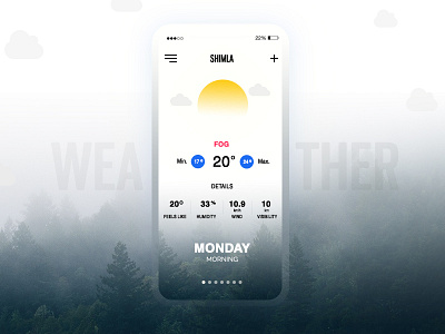 Weather Ui app fog india ios season shimla sun ui weather