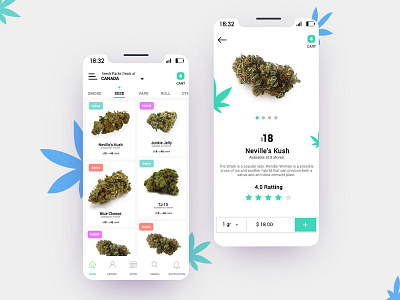 Cannabis App Ui
