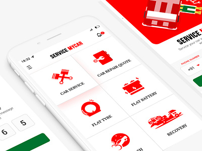 Car Service App UI