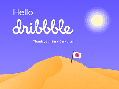 Hello Dribbble! design figma illustration ui