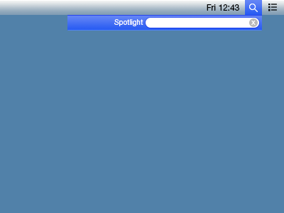 Spotlight UI icons osx streamline