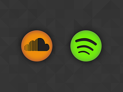 Music App Icons icon music soudcloud spotify