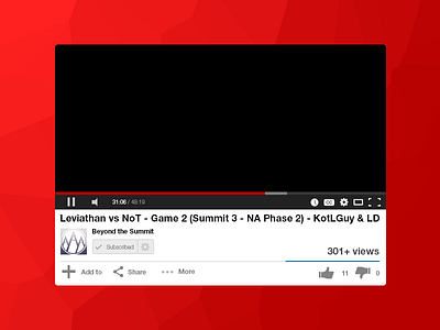 Youtube UI