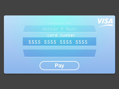 Credit Card iOS Style Input card credit finance ios payment sketch ui