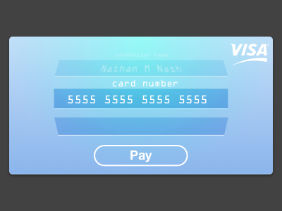 Credit Card iOS Style Input