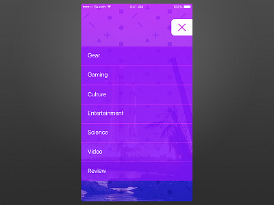 Sidemenu UI