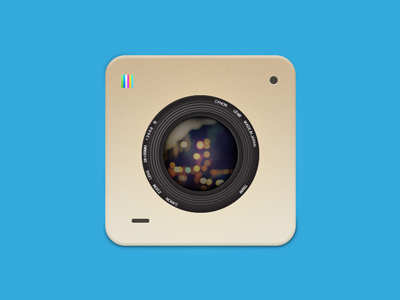 Camera Icon bokeh camera icon illustrator photshop