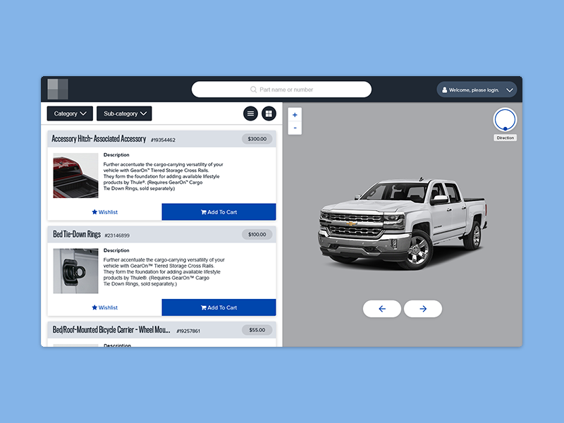 Auto Accessory Visualizer by Nathan Nash on Dribbble