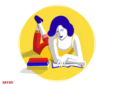 Book Reader adobe adobe illustrator behance bookreader charachter design character character art clean color colors desiginspiration design dribbble dribbble best shot flat reader reading list readingicon vector vector art