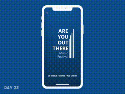 Music Festival App adobexd app app animation app apps application appdesign clean color design flat interaction interaction animation mobile app design ui ui ux ui ux design ui 100day xd xddailychallenge