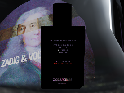 Zadig & Voltaire - This one is not for him bottle branding campaign concept design perfume product story visual
