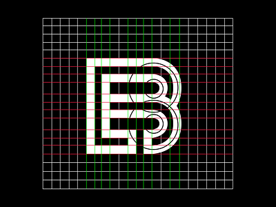 B+L Grid logo Design