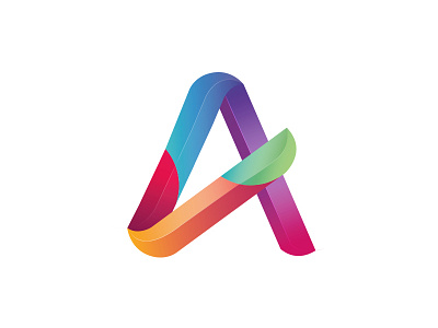 A Gradient logo