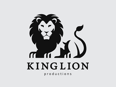 Animal logo animal branding design icon illustration king logo typography vector