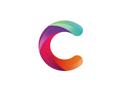 C Gradient logo