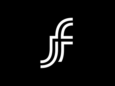 A monogram logo J + F agency animal brand branding colorful construction design gradient icon identity illustration logo logo2018 mark monogram stationary stationery typography vector visual