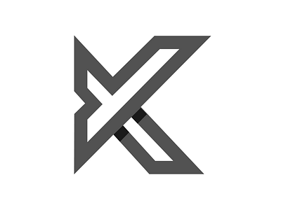 A monogram logo K + Y