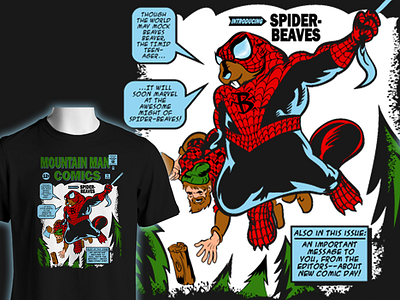 Spider Beaves t shirt