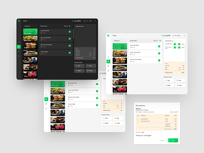 Restaurant Order Management adobexd app branding food order order management ordering payment tablet ui ux