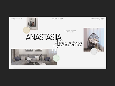 Anastasiia Afanasieva animation fashion grid interior minimalism motion obys typography ui ux webdesign