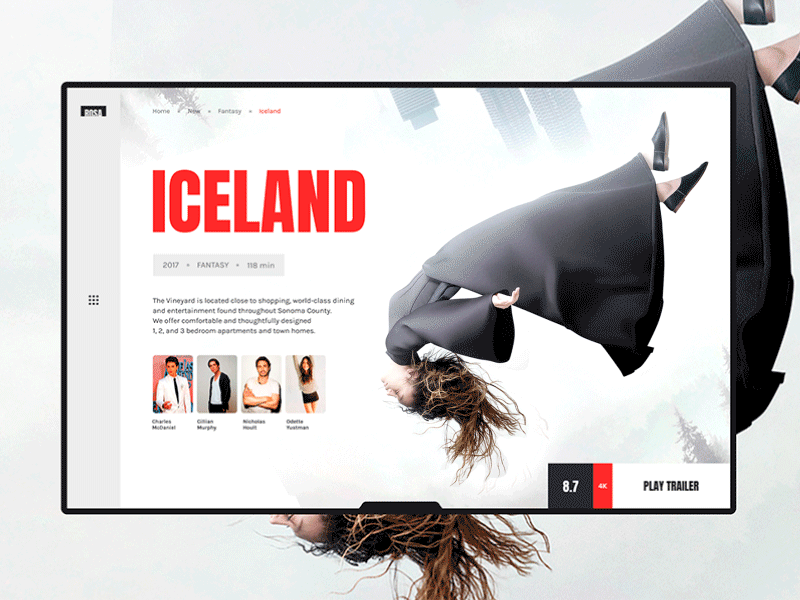 ICELAND dope fashion photo ui ux web webdesign