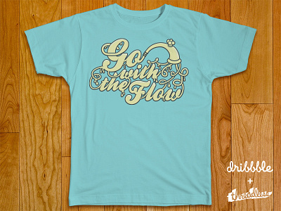 Go with the Flow contest shirt summer threadless tshirt typography